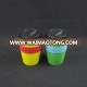 oyshaker bottle colorful coffee tumbler,ice cream cup with caps